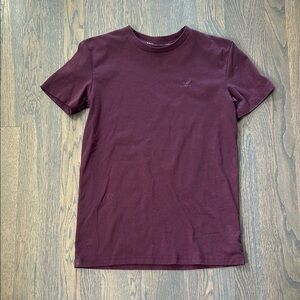 American Eagle Outfitters Red Short Sleeve Tee